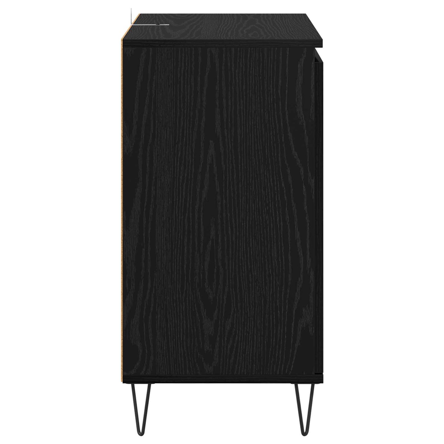 Serviesskap Svart Eik 60 x 35 x 70 cm Konstruert tre