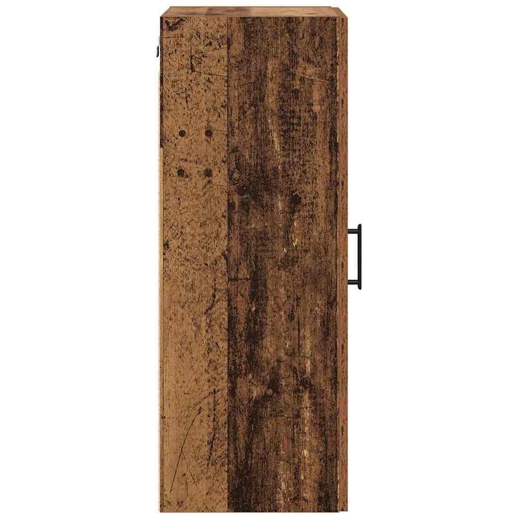 Veggskap Gamle tre 34,5 x 34 x 90 cm Konstruert tre