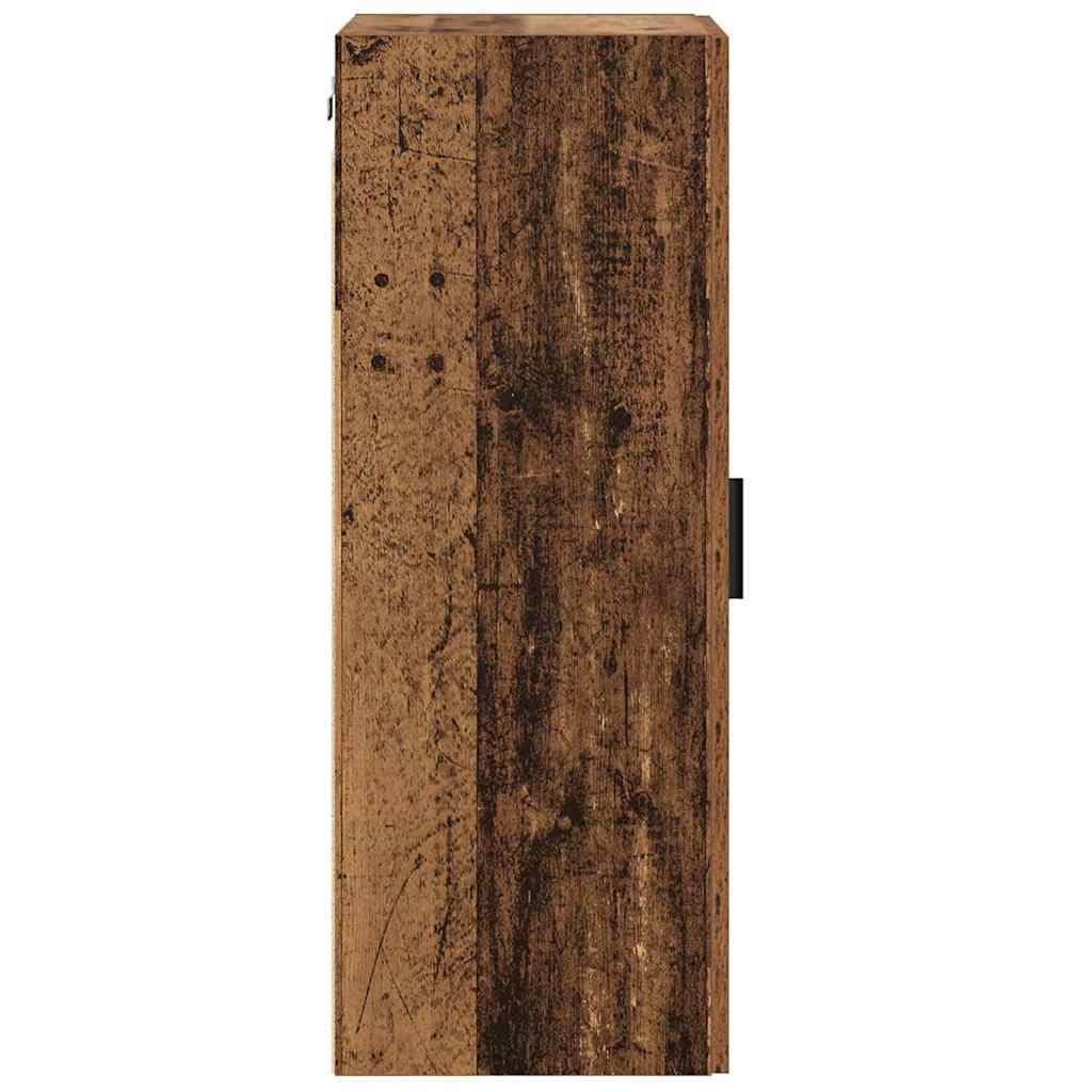 Veggskap Gamle tre 34,5 x 34 x 90 cm Konstruert tre