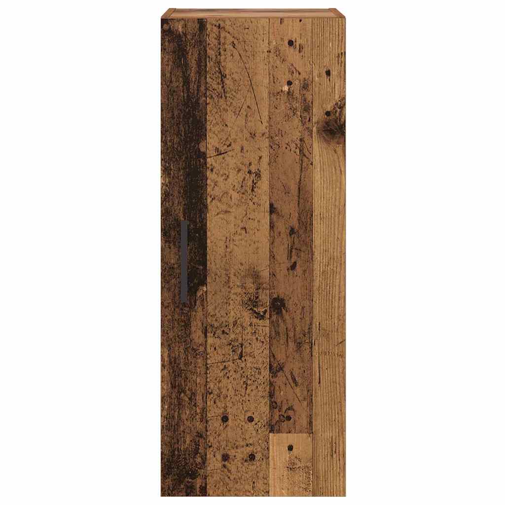 Veggskap Gamle tre 34,5 x 34 x 90 cm Konstruert tre