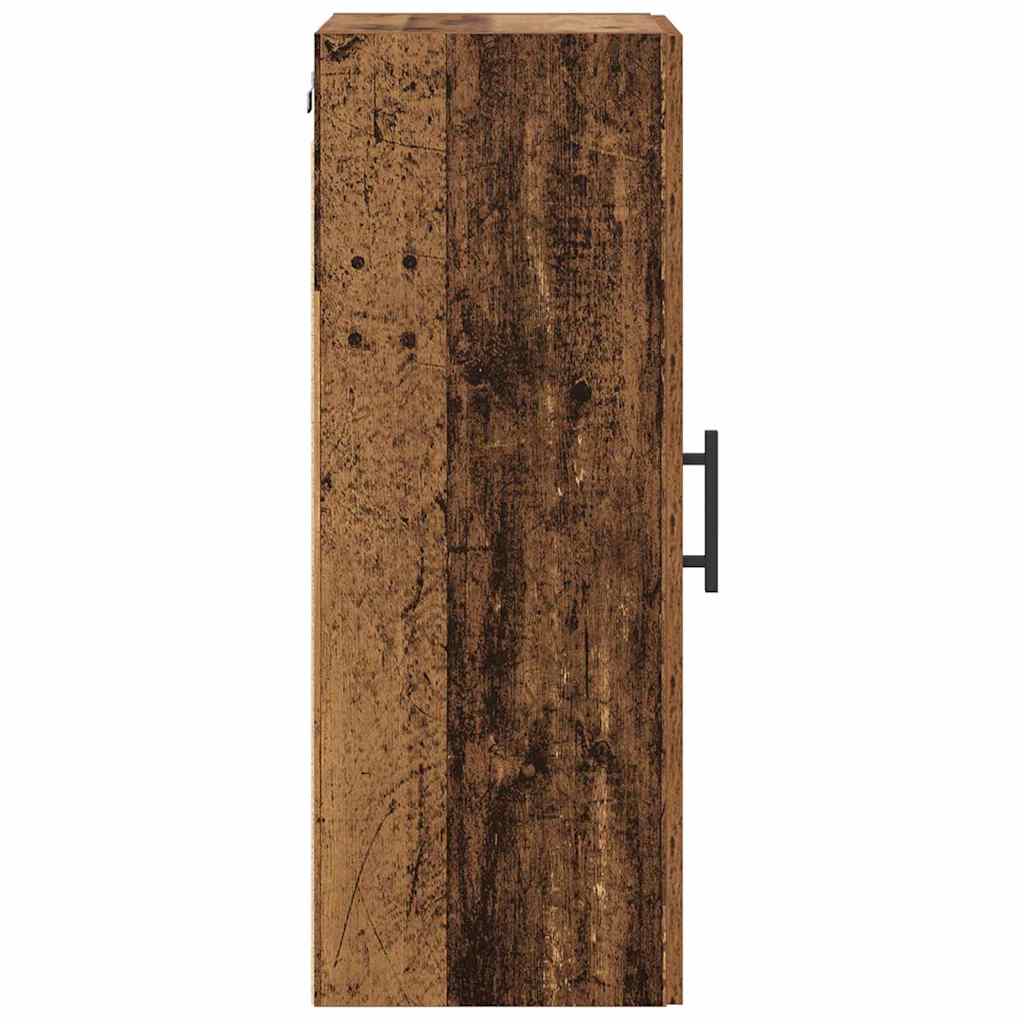Veggskap Gamle tre 34,5 x 34 x 90 cm Konstruert tre