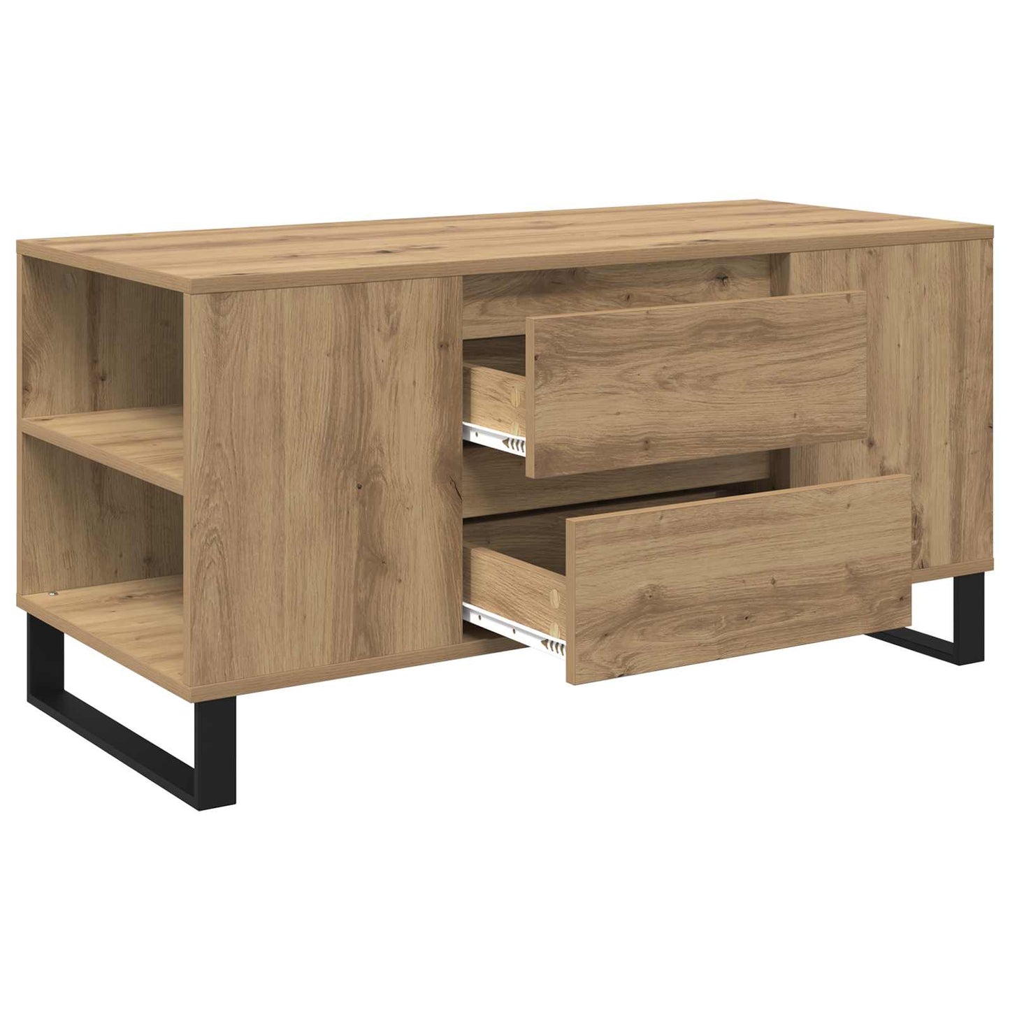 Kaffebord Artisan Eik 102 x 44,5 x 50 cm Konstruert tre