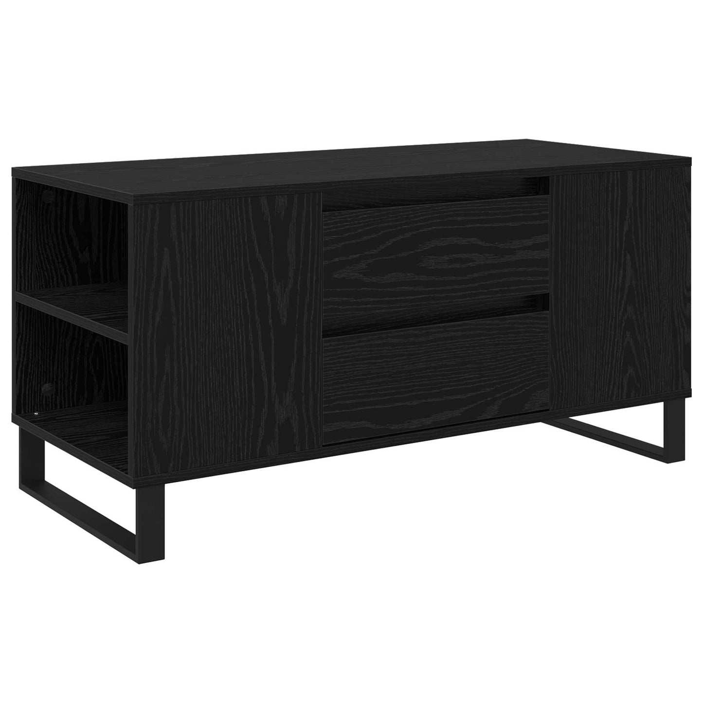 Kaffebord Svart Eik 102 x 44,5 x 50 cm Konstruert tre