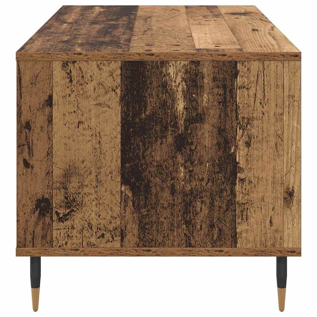 Kaffebord med skuff Gammelt tre 90 x 49 x 45 cm Konstruert tre