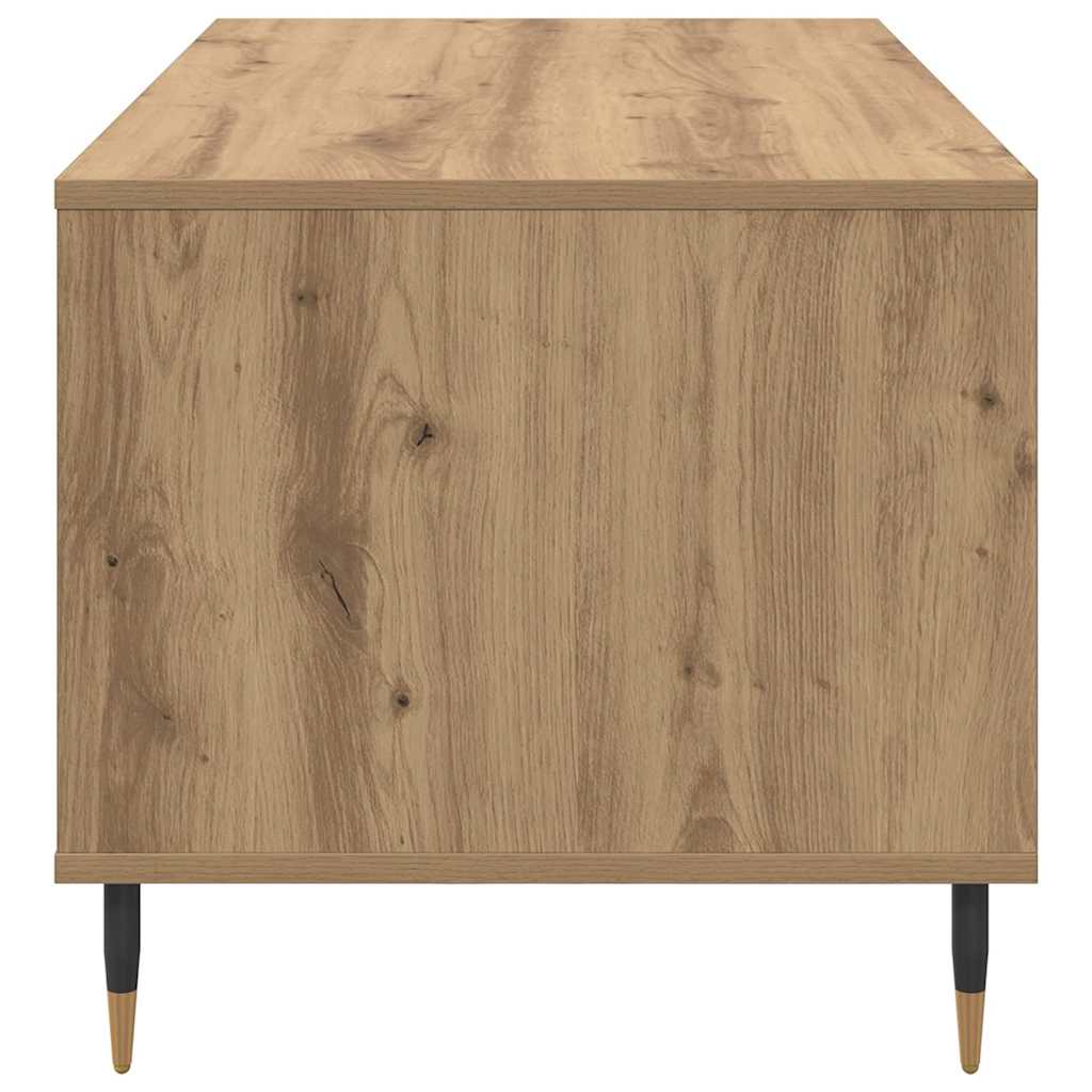 Kaffebord med skuff Artisan Eik 90 x 49 x 45 cm Konstruert tre