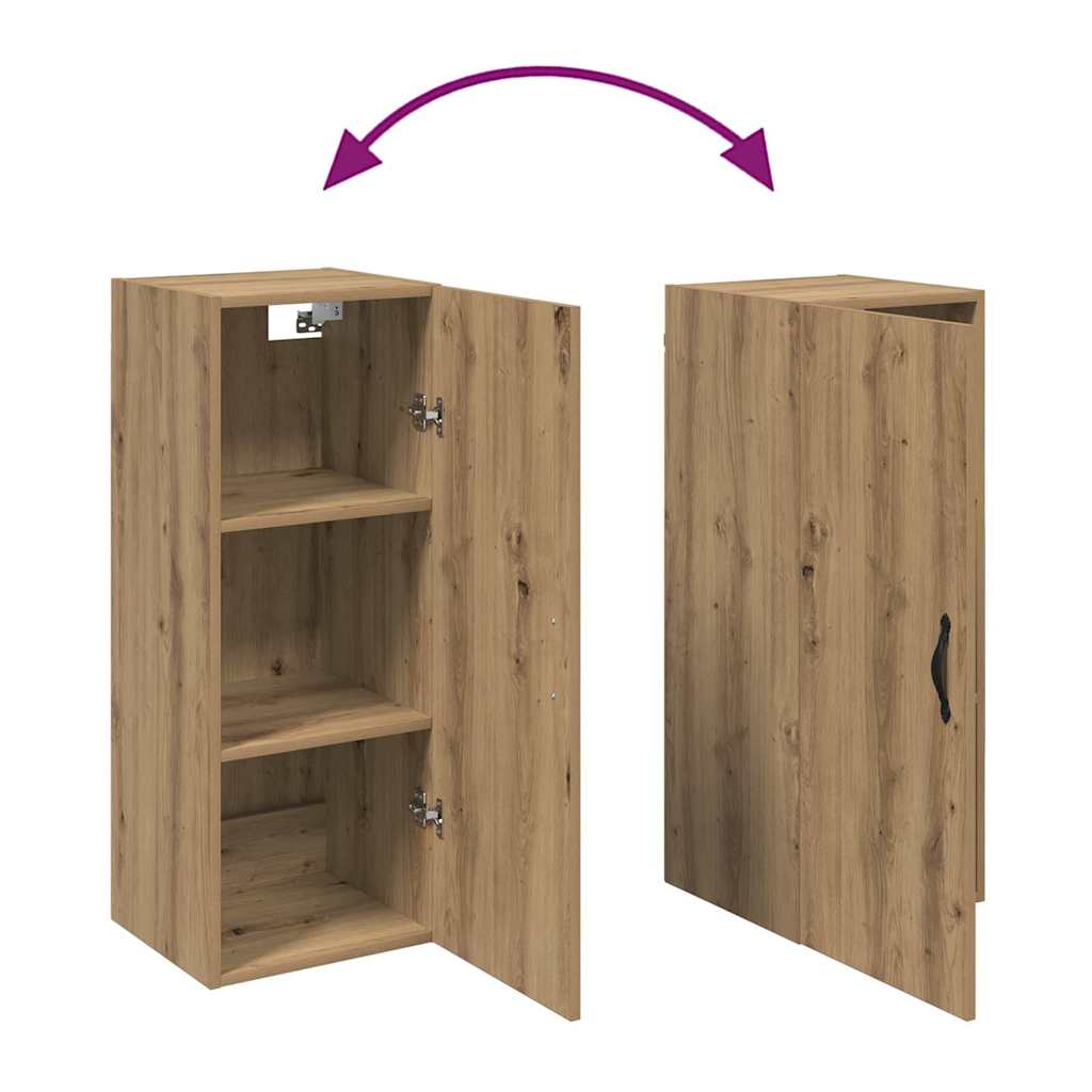 Veggskap Artisan Eik 34,5 x 34 x 90 cm Konstruert tre