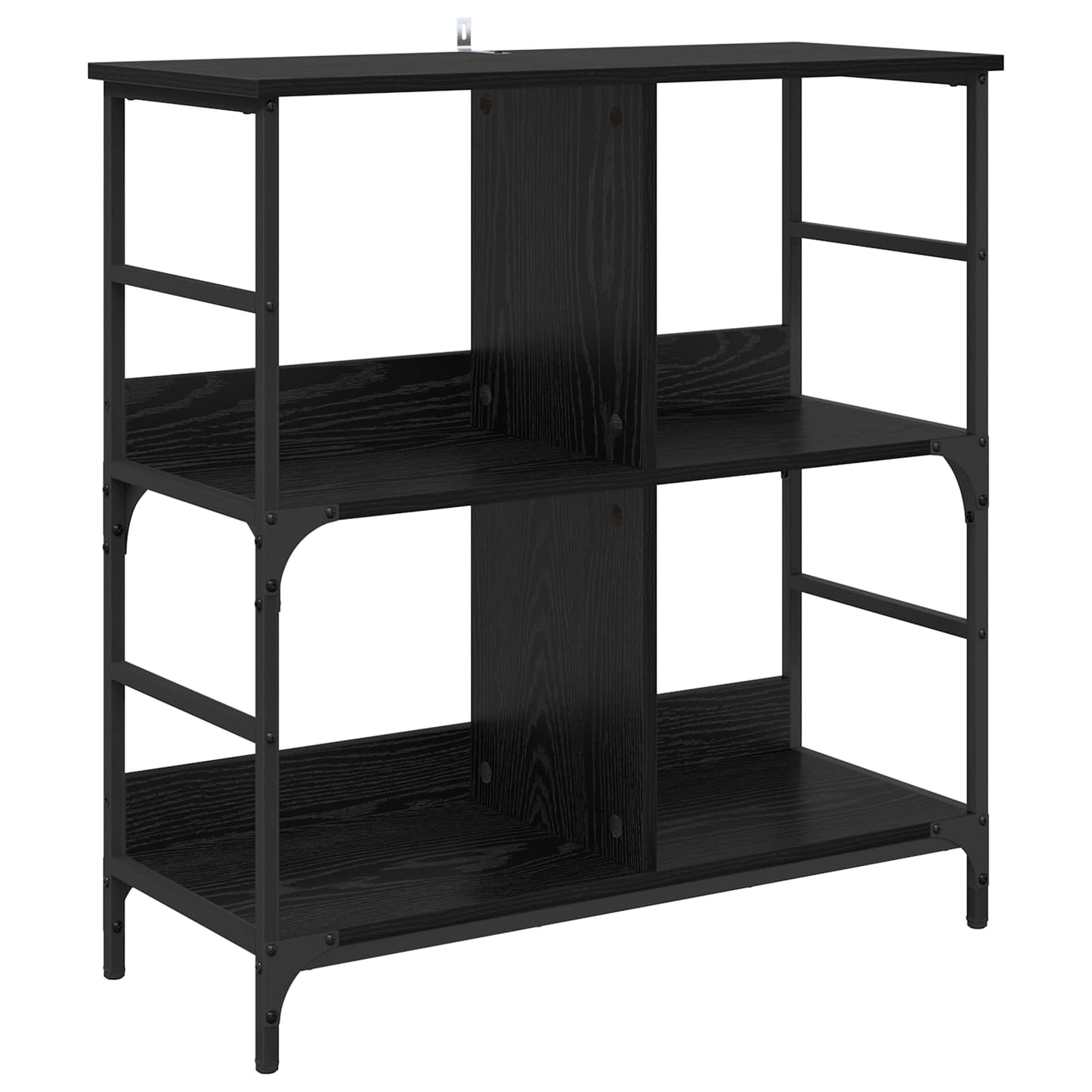 Bokhylle Svart eik 78.5 x 33 x 82 cm Konstruert tre