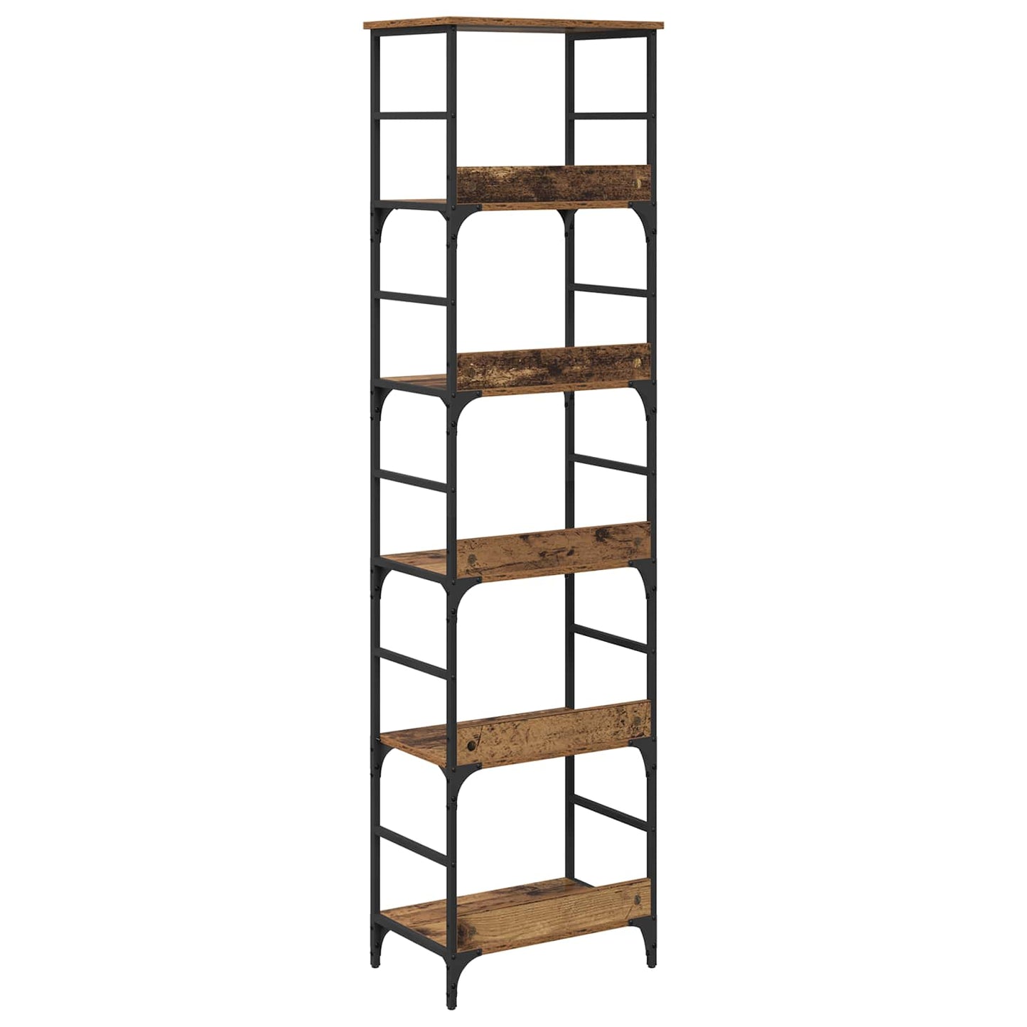Bokhylle Gammelt tre 50 x 33 x 188,5 cm Konstruert tre