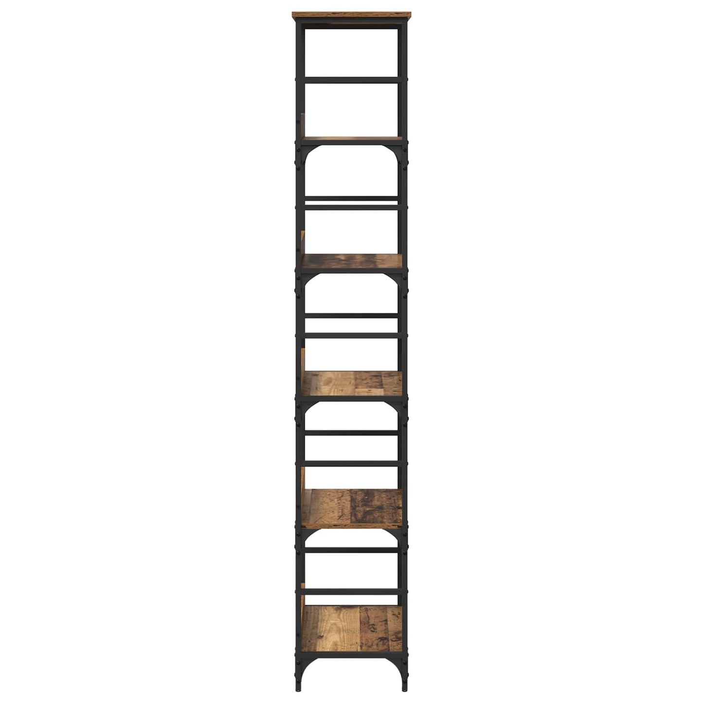 Bokhylle Gammelt tre 50 x 33 x 188,5 cm Konstruert tre