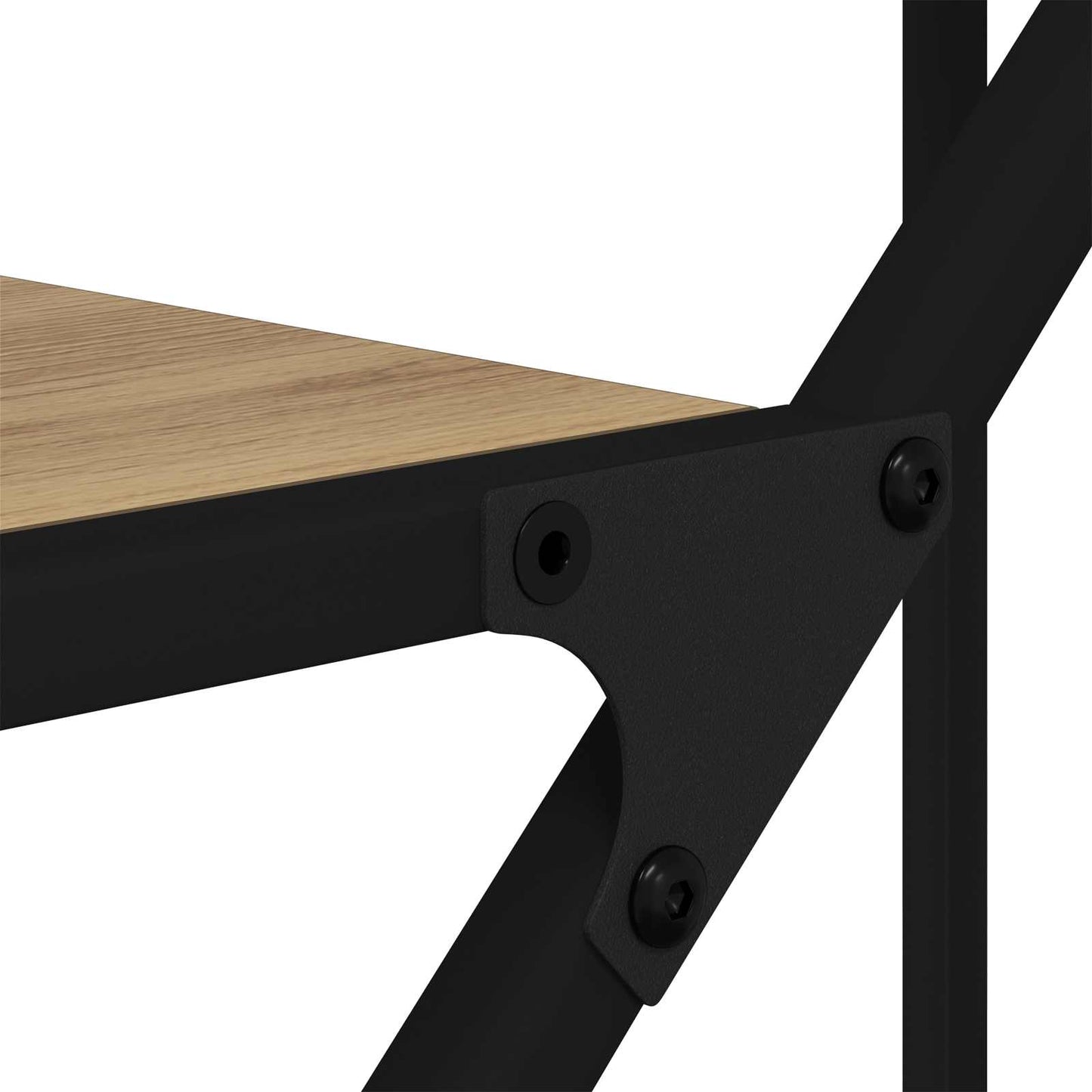 Bokhylle 9 nivåer 91 x 36 x 176 cm Konstruert tre Artisan Eik