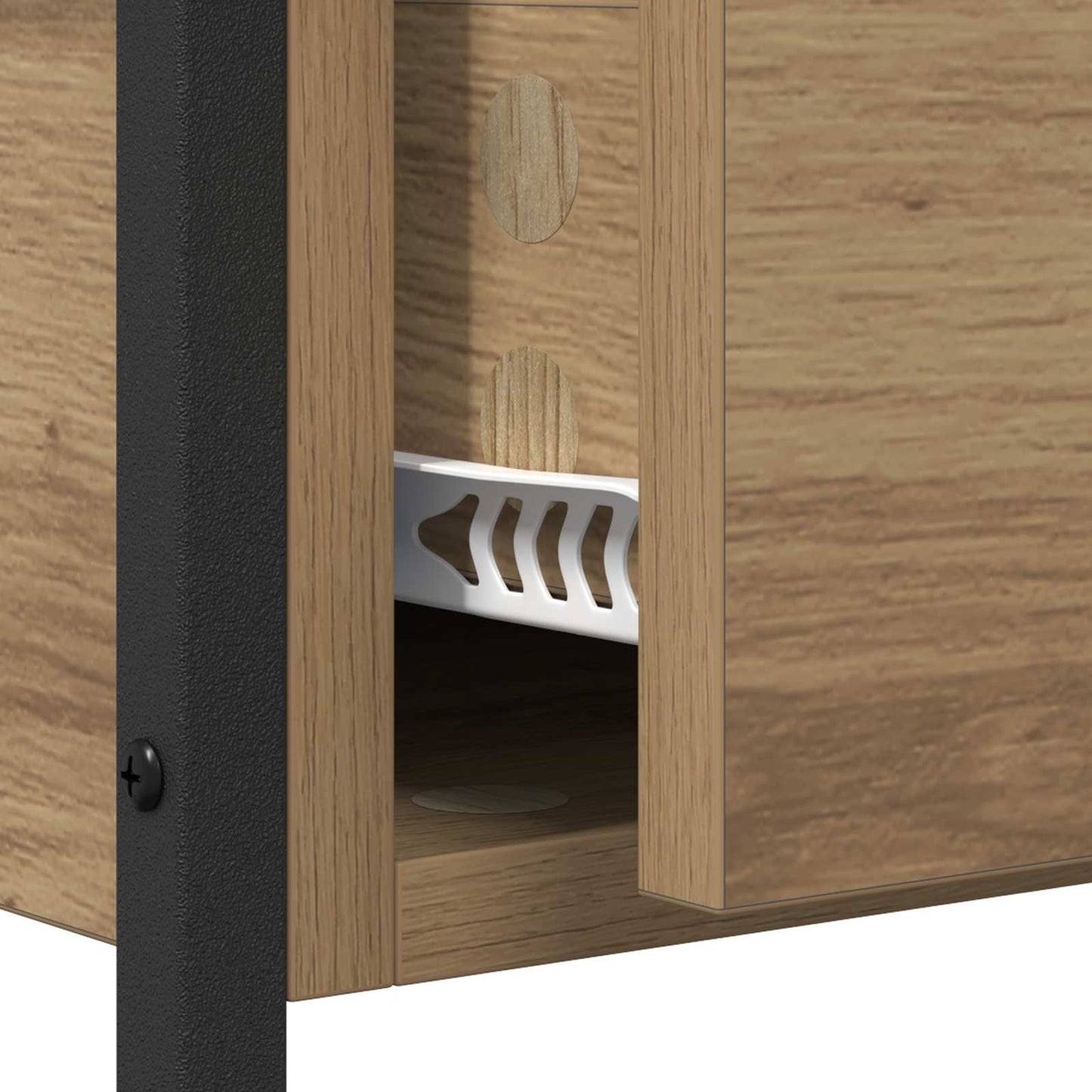 Konsollbord Artisan Eik 100 x 39 x 78,5 cm Konstruert tre