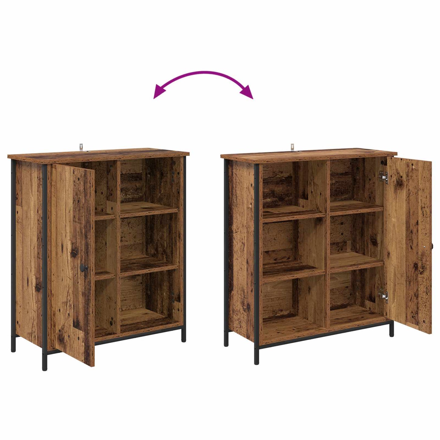 Serviesskap Gamle tre 70 x 30 x 80 cm Konstruert tre