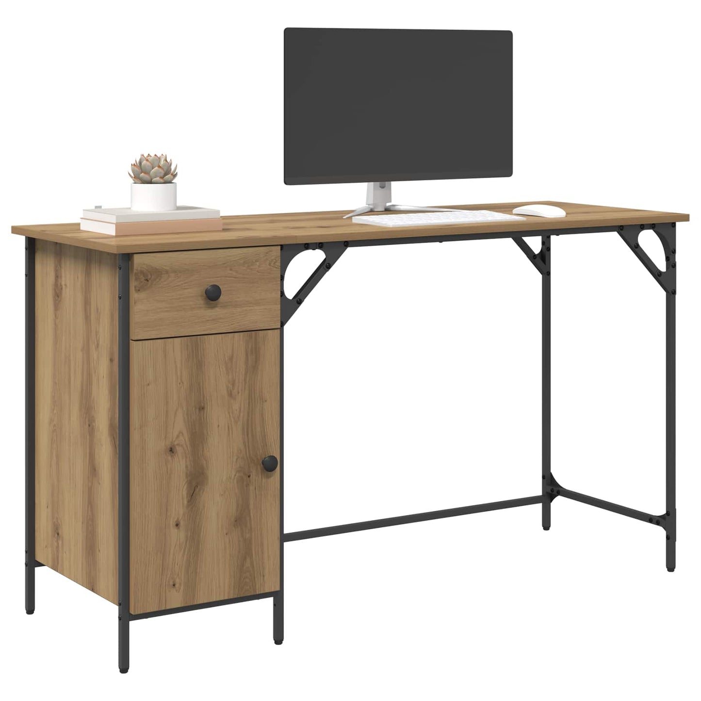 Databord Artisan Eik Konstruert tre 131 x 48 x 75 cm