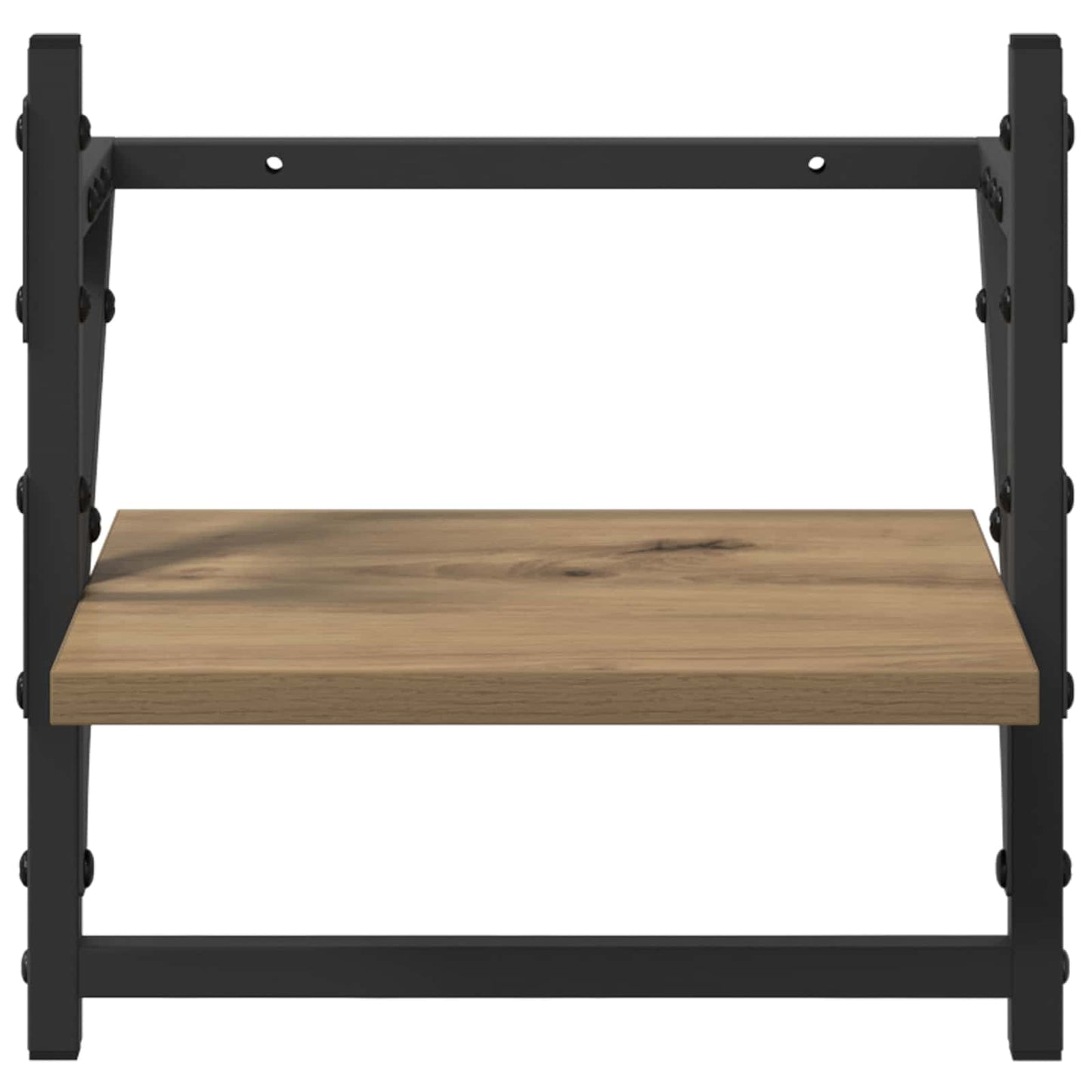 Vegghyllesett 6 pcs Artisan Eik 100 x 25 x 30 cm Konstruert tre