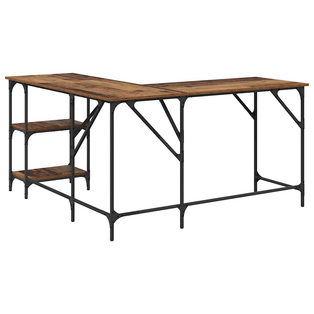 Skrivebord Gamle tre 139 x 139 x 75 cm Konstruert tre