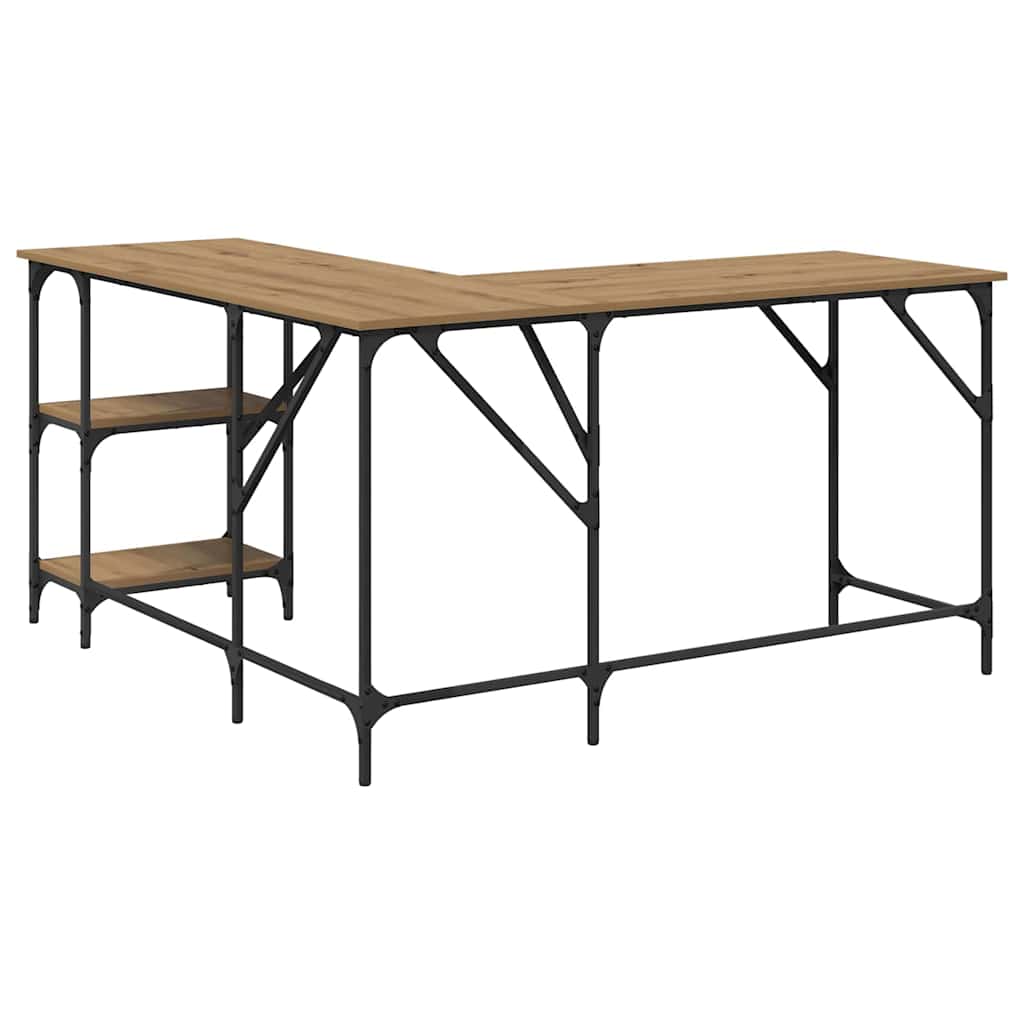 Skrivebord Artisan Eik Konstruert tre 139 x 139 x 75 cm