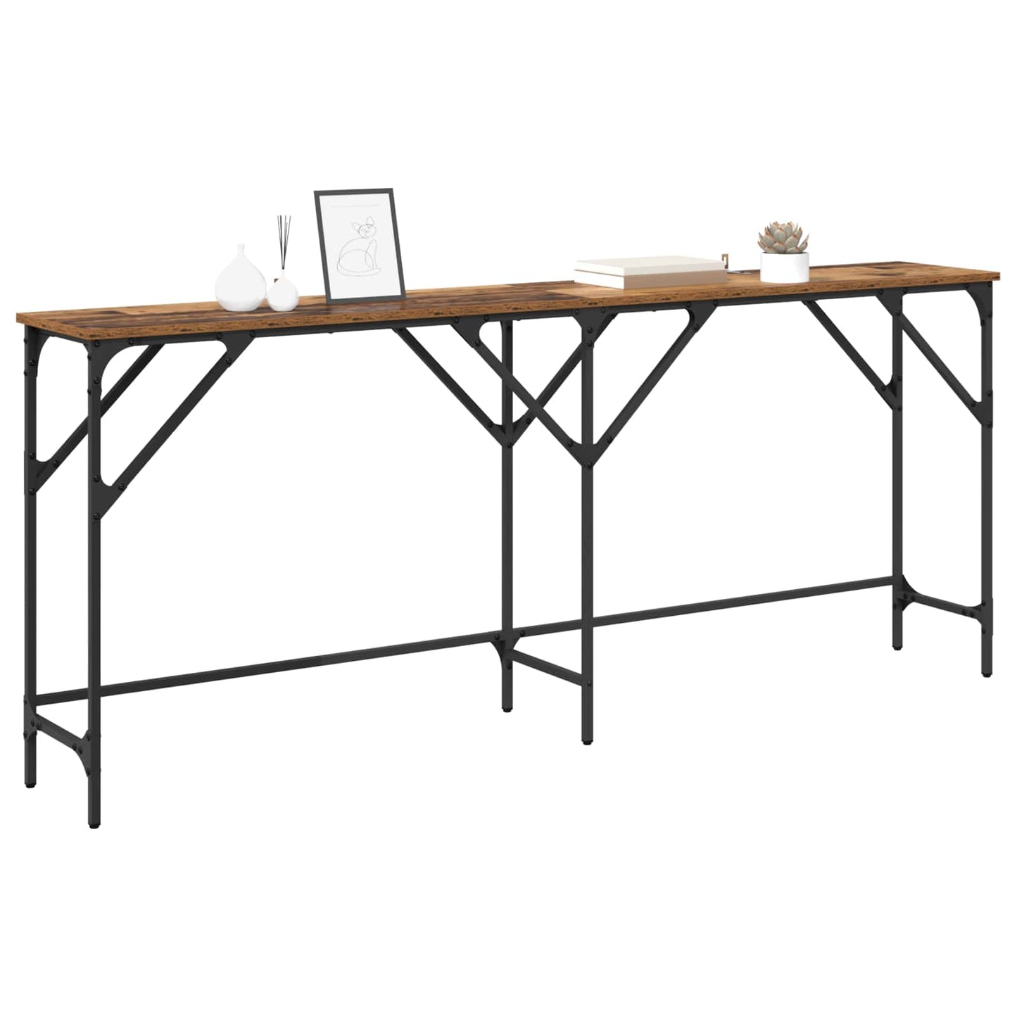 Konsollbord Gamle tre 180 x 30 x 75 cm Konstruert tre