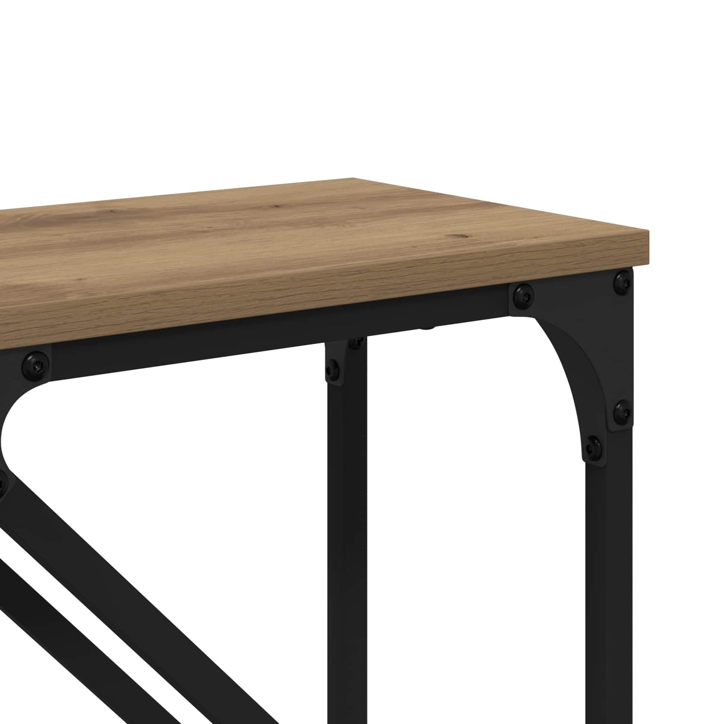 Konsollbord 2 stk. Artisan Eik 100 x 28 x 75 cm Konstruert tre