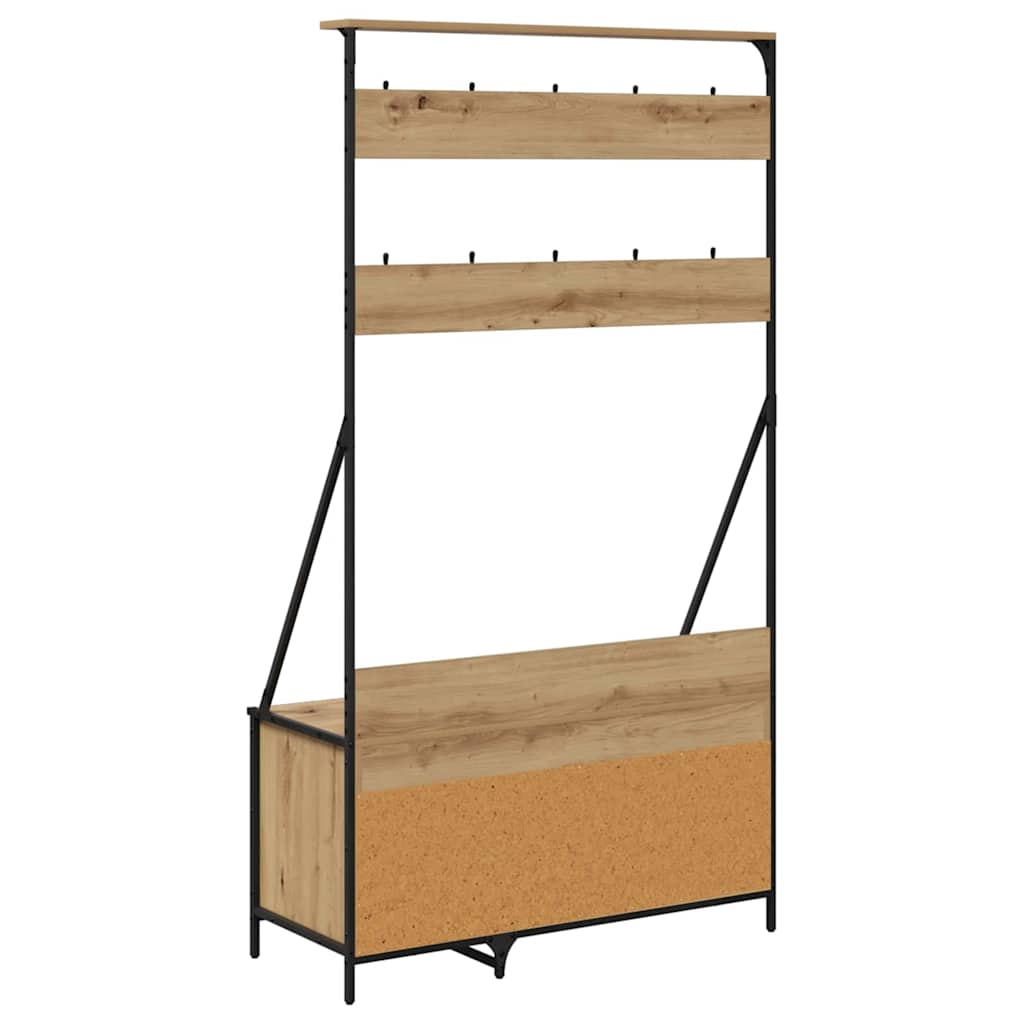 Klesstativ Artisan Eik 100 x 41 x 184 cm Konstruert tre