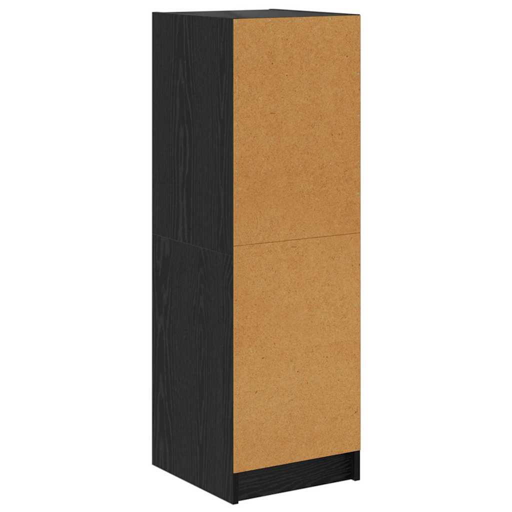 Høyskap Svart Eik 35 x 37 x 109 cm Konstruert tre