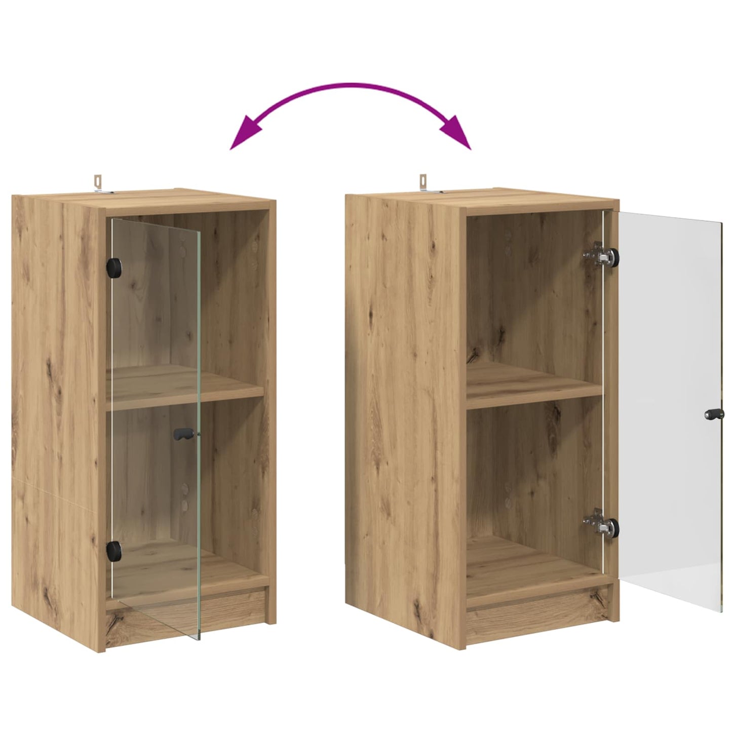 Serviesskap artisan eik 35 x 37 x 76 cm Konstruert tre