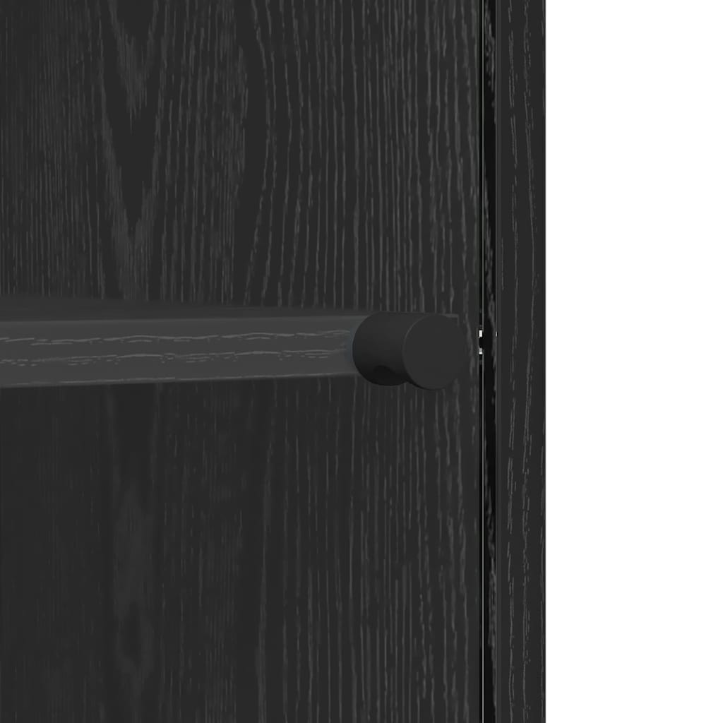 Serviesskap Svart eik 35 x 37 x 76 cm Konstruert tre