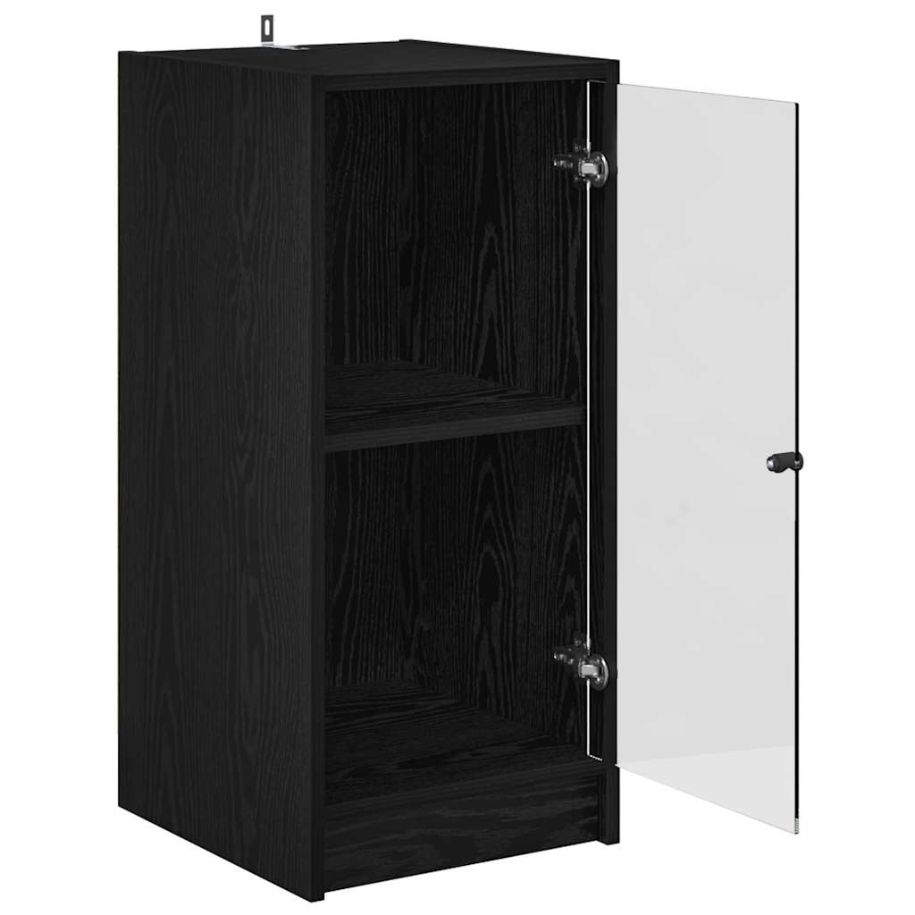 Serviesskap Svart eik 35 x 37 x 76 cm Konstruert tre
