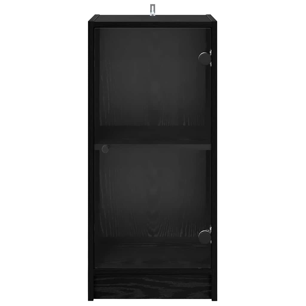 Serviesskap Svart eik 35 x 37 x 76 cm Konstruert tre