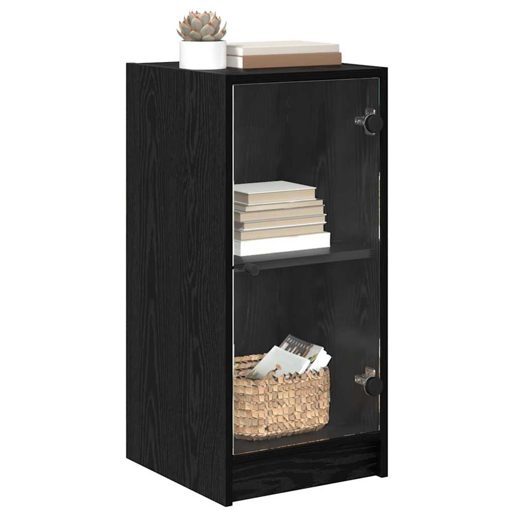Serviesskap Svart eik 35 x 37 x 76 cm Konstruert tre