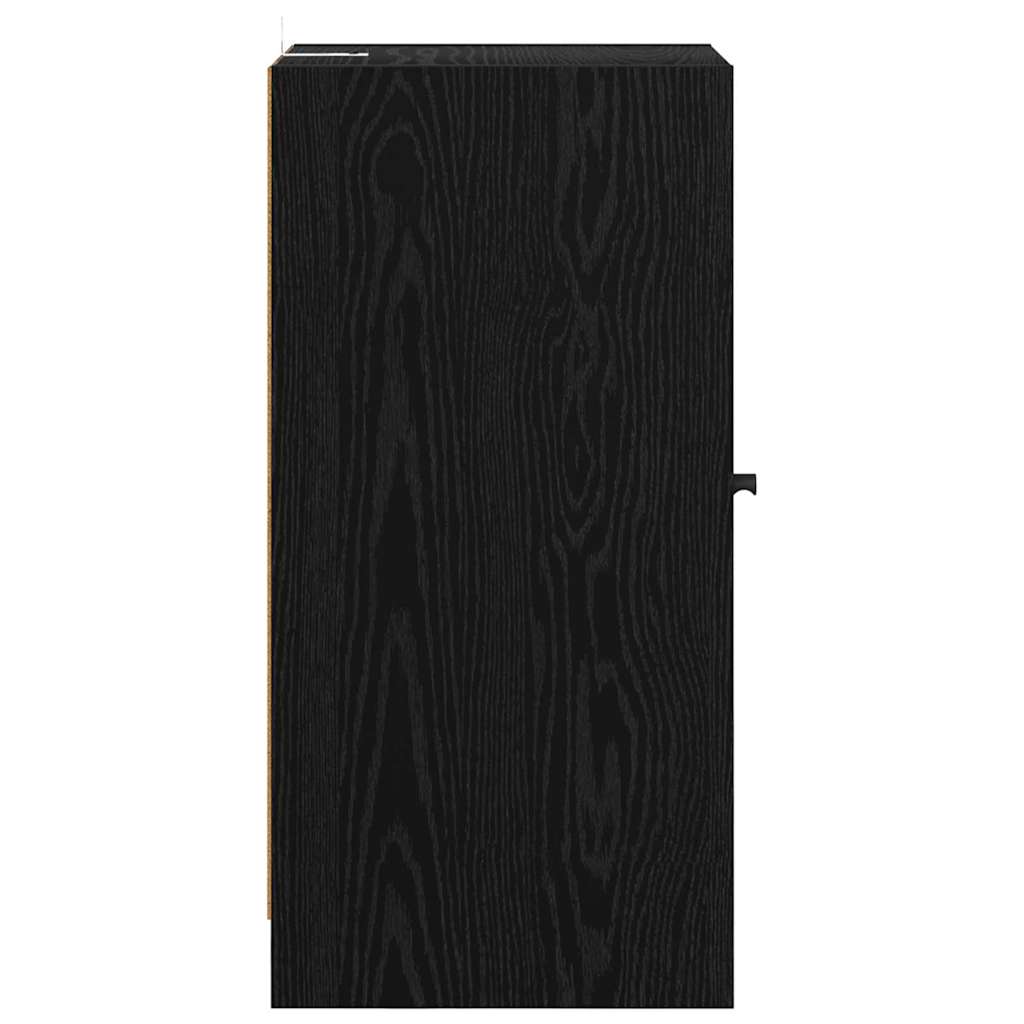 Serviesskap Svart eik 35 x 37 x 76 cm Konstruert tre