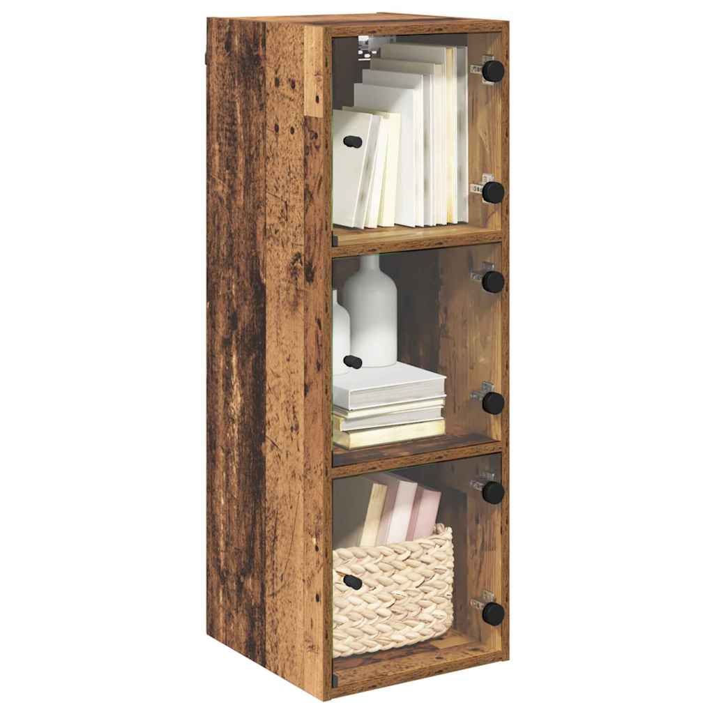 Veggskap Veggmontert Gamle tre 35 x 37 x 102 cm Konstruert tre