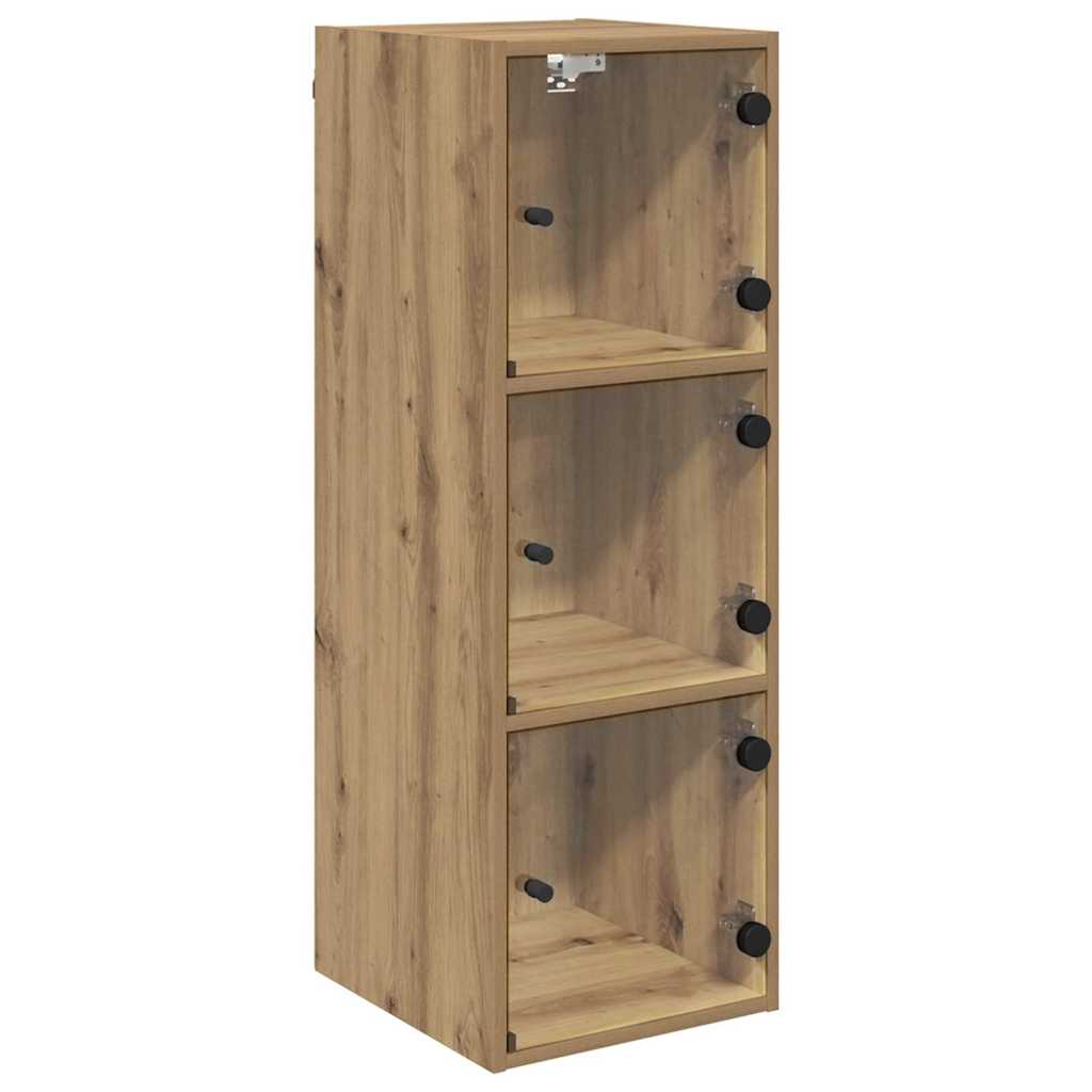 Veggskap 35 x 37 x 102 cm Konstruert tre Artisan Eik