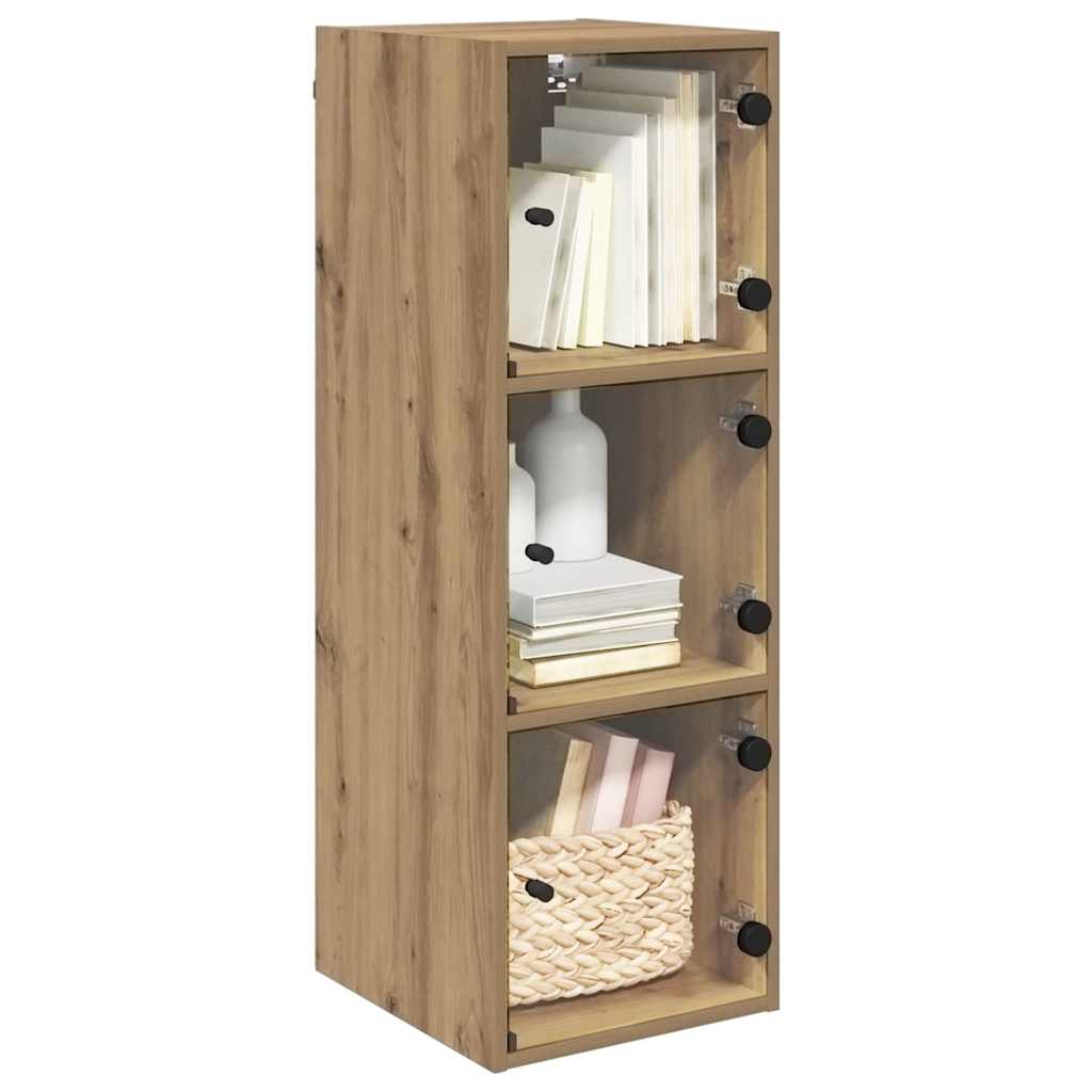 Veggskap 35 x 37 x 102 cm Konstruert tre Artisan Eik