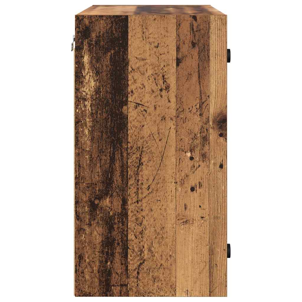 Veggskap Veggmontert Gamle tre 68 x 37 x 68,5 cm Konstruert tre