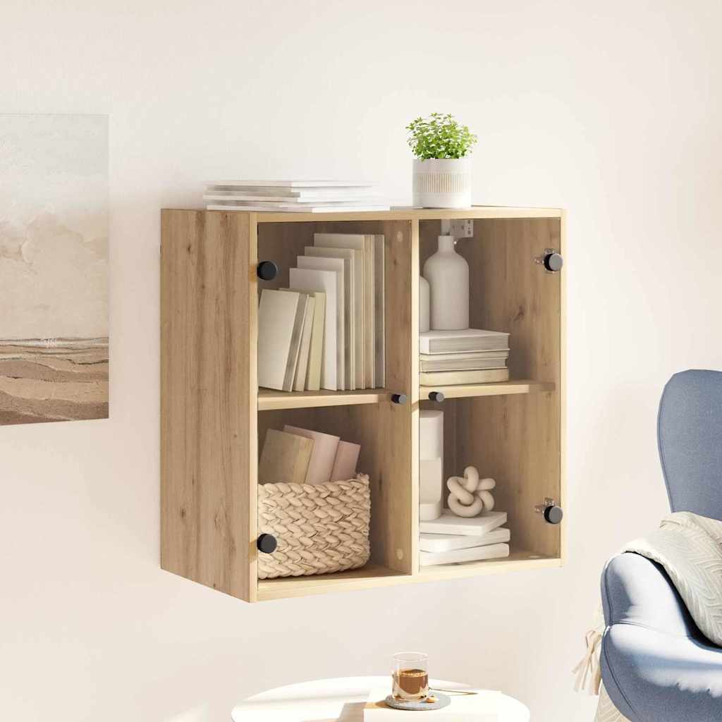 Veggskap 68 x 37 x 68,5 cm Konstruert tre Artisan Eik