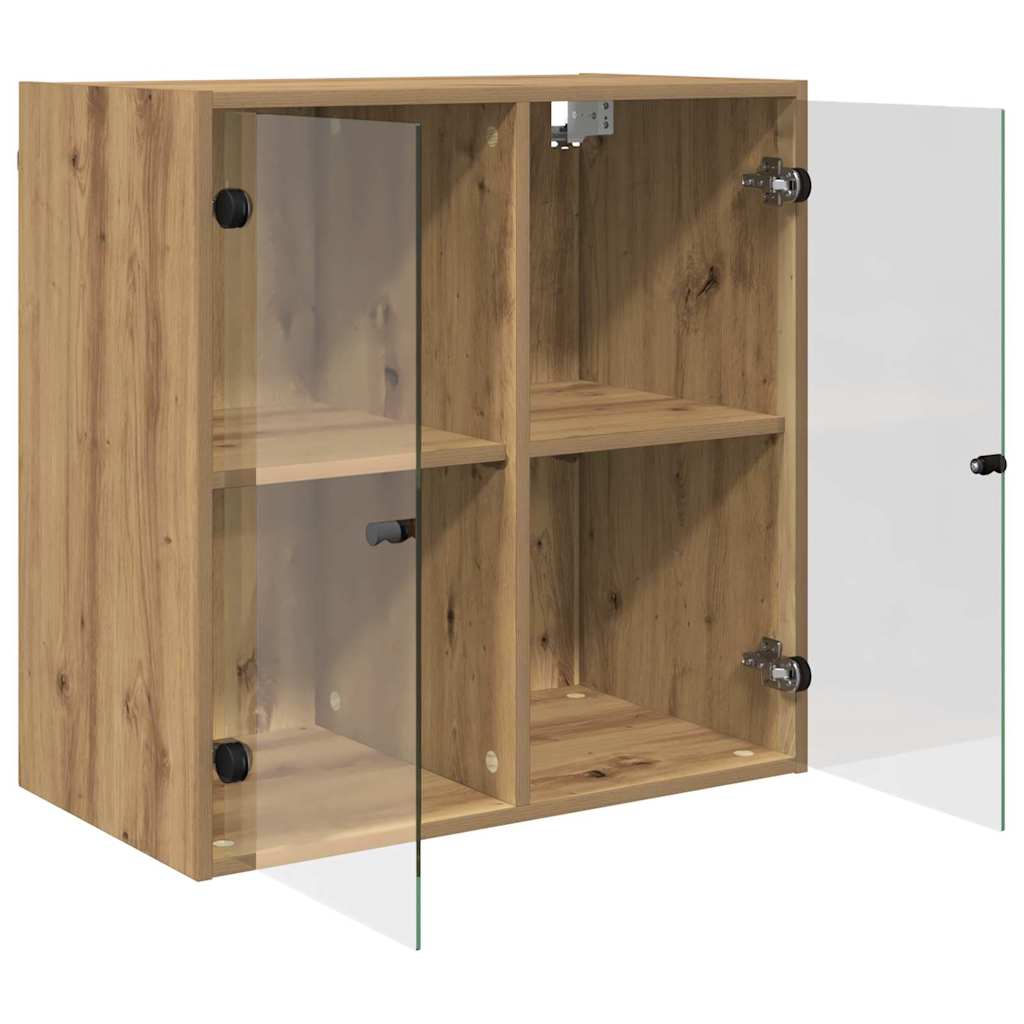 Veggskap 68 x 37 x 68,5 cm Konstruert tre Artisan Eik
