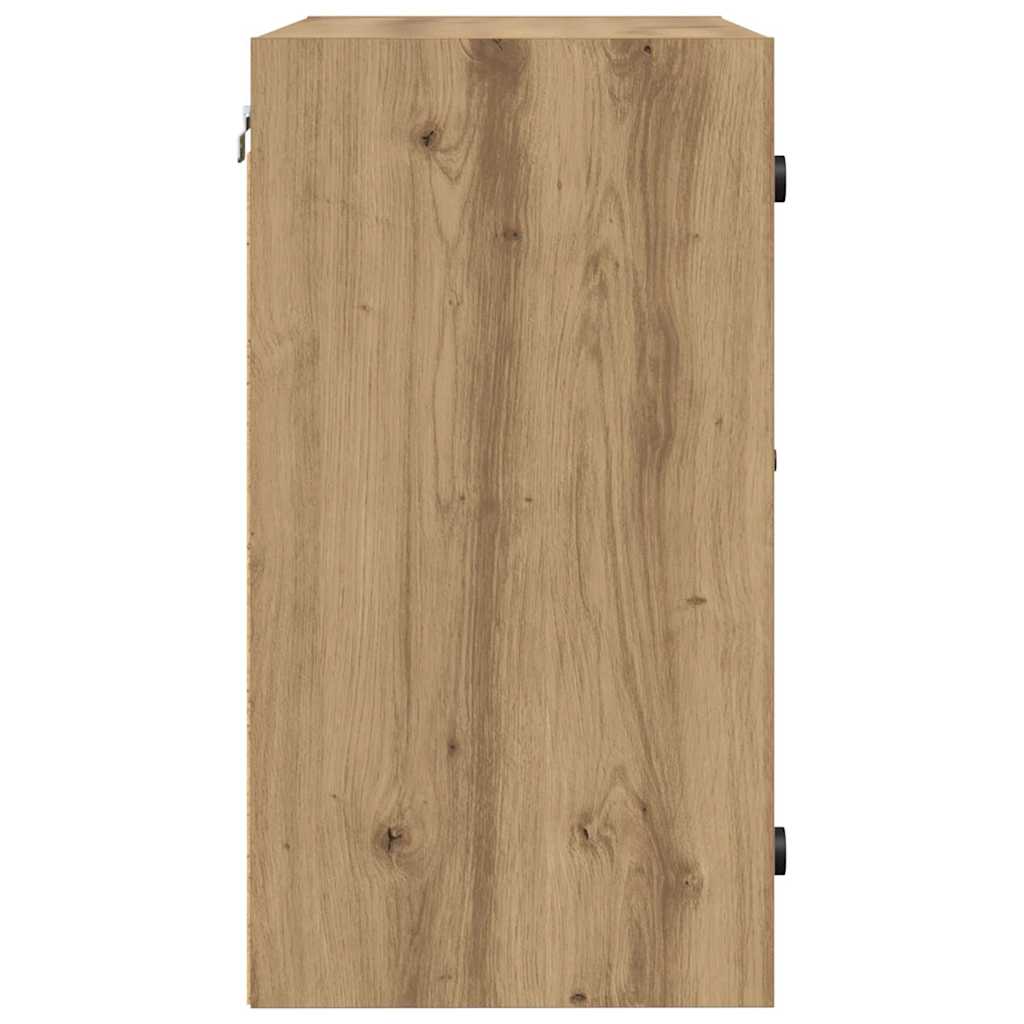 Veggskap 68 x 37 x 68,5 cm Konstruert tre Artisan Eik