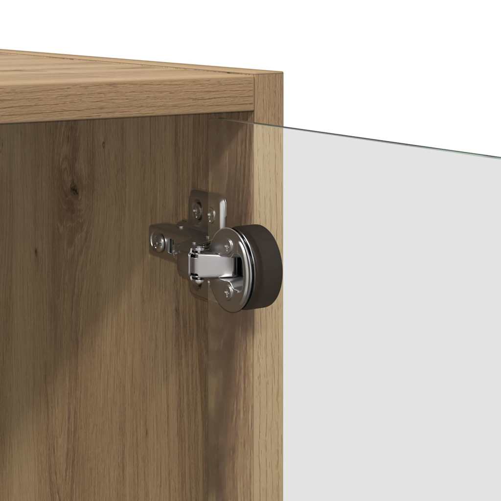 Veggskap Veggmontert Artisan Eik 68 x 37 x 35 cm Konstruert tre
