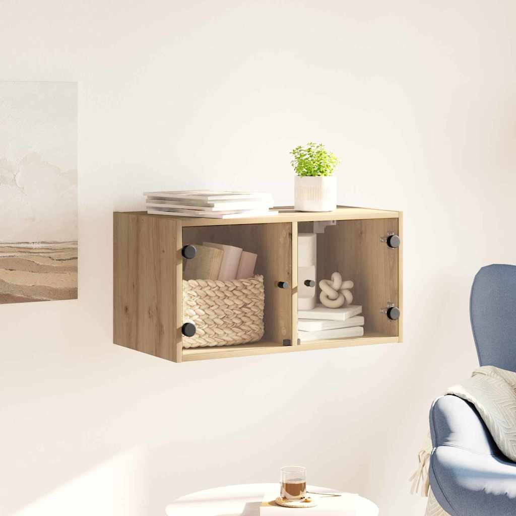 Veggskap Veggmontert Artisan Eik 68 x 37 x 35 cm Konstruert tre