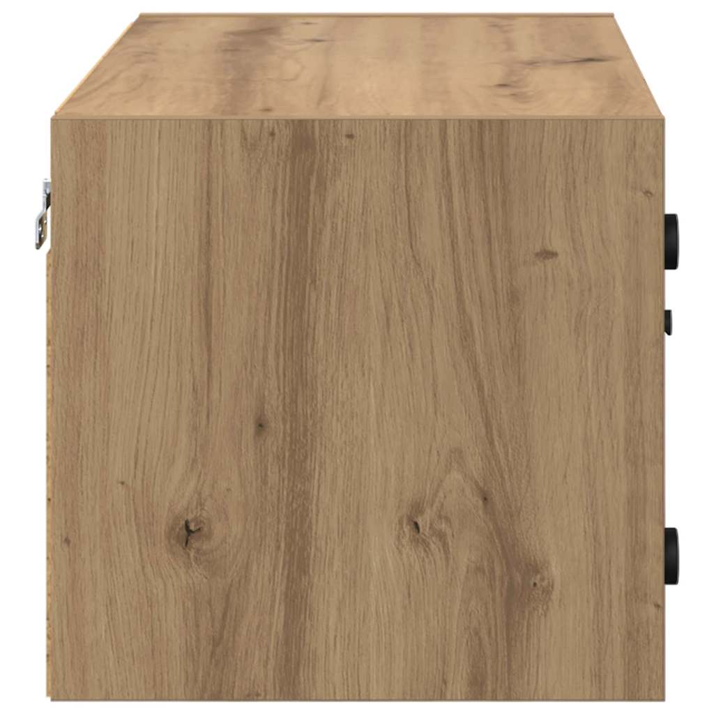 Vegghotell 2 pcs Artisan Eik 68 x 37 x 35 cm Konstruert tre