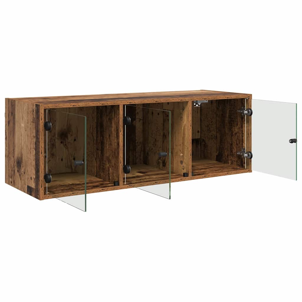 Veggskap Veggmontert Gamle tre 102 x 37 x 35 cm Konstruert tre