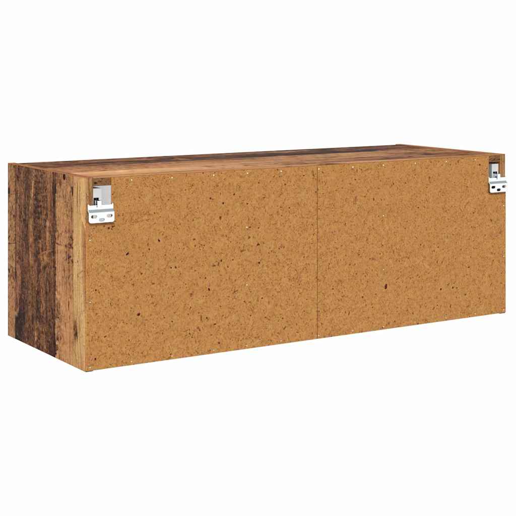Veggskap Veggmontert Gamle tre 102 x 37 x 35 cm Konstruert tre