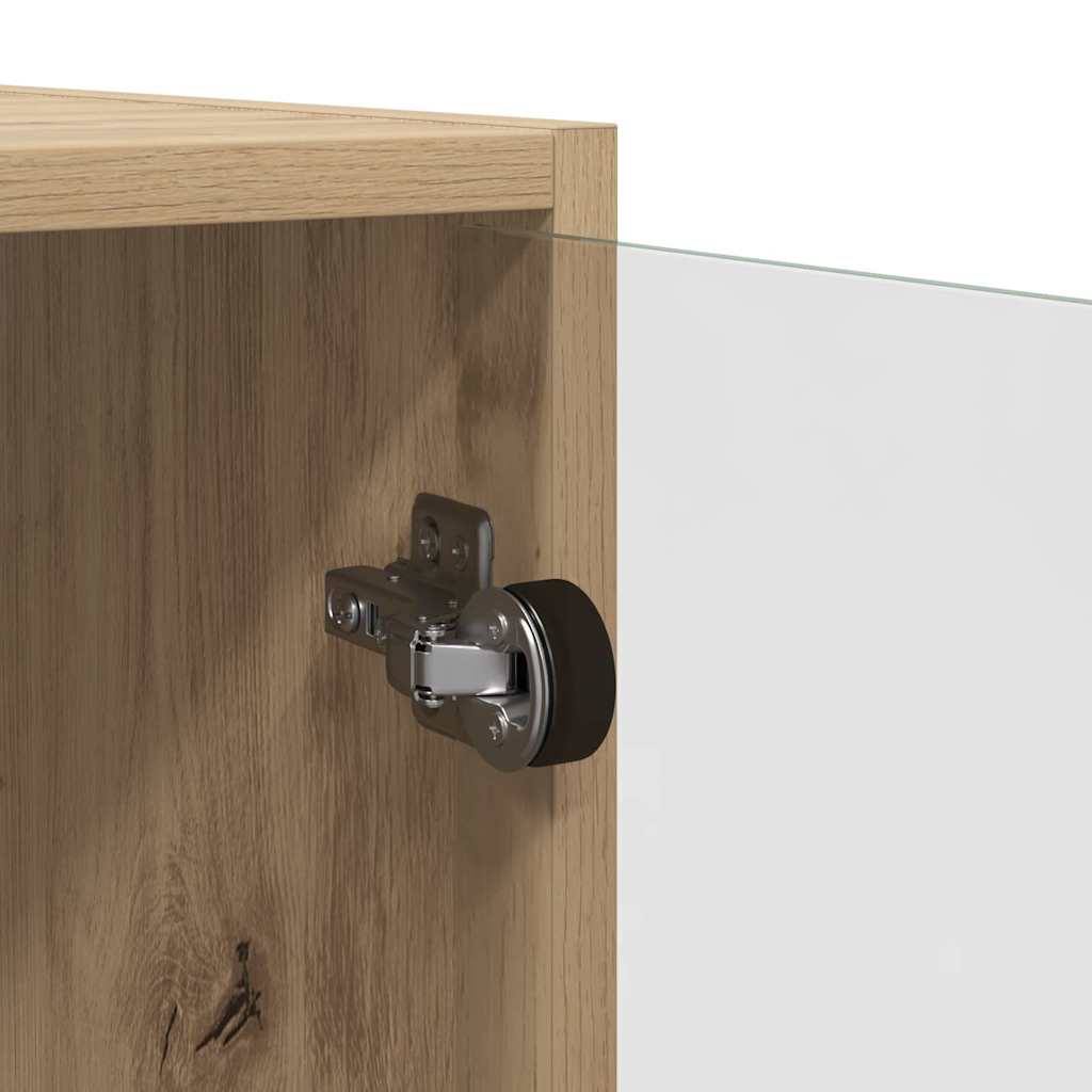 Veggskap Artisan Eik 102 x 37 x 35 cm Konstruert tre