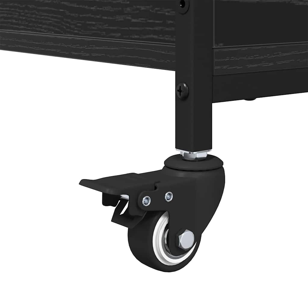 Kaffebord Svart Eik 91 x 55 x 32 cm Konstruert tre