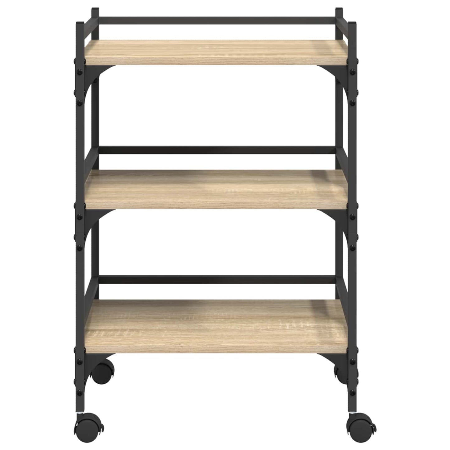 Kjøkkenvogn Sonoma eik 50 x 35 x 75,5 cm Konstruert tre