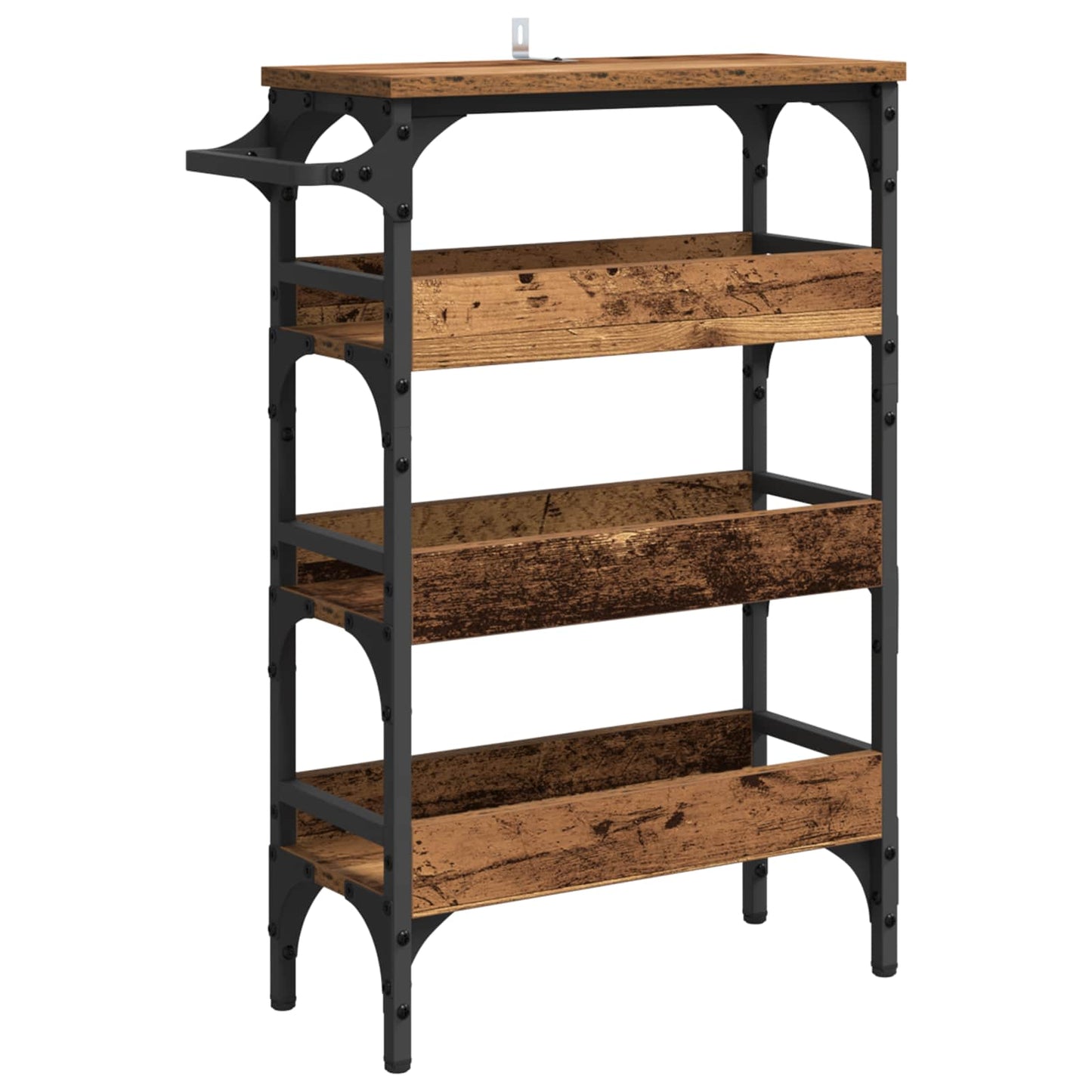 Kjøkkenvogn Gamle tre 53 x 20 x 76 cm Konstruert tre