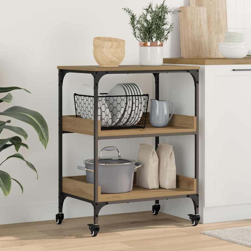 Kjøkkenvogn Artisan Eik 60 x 41 x 80.5 cm Konstruert tre