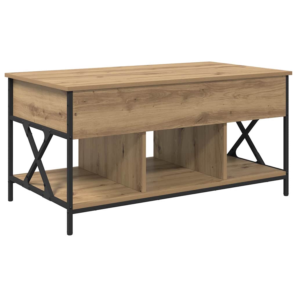 Kaffebord Artisan Eik 100 x 55 x 48,5 cm Konstruert tre