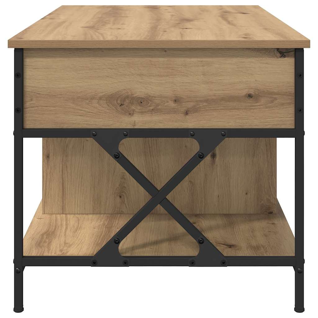 Kaffebord Artisan Eik 100 x 55 x 48,5 cm Konstruert tre