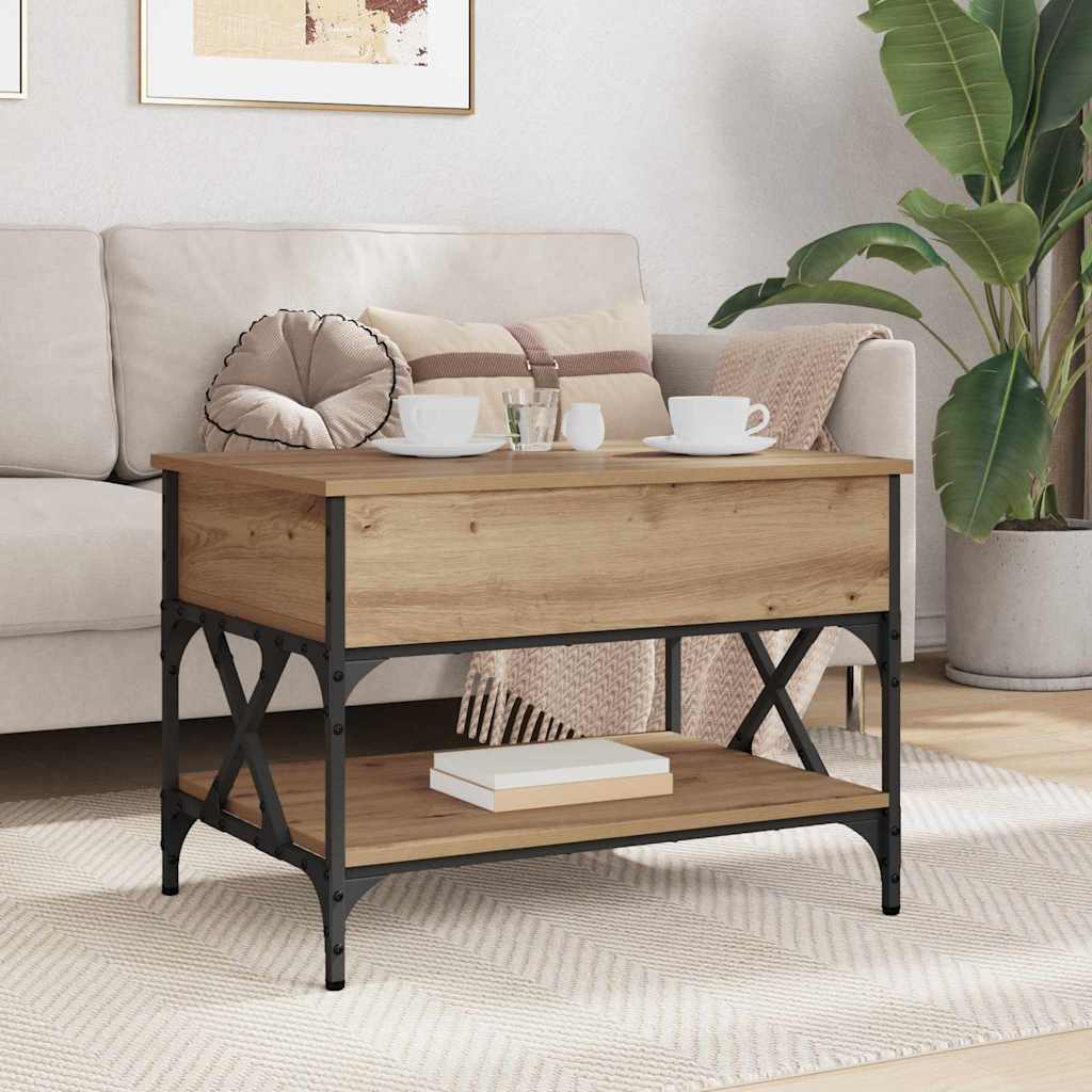 Kaffebord Artisan Eik 70x50x50cm Konstruert tre